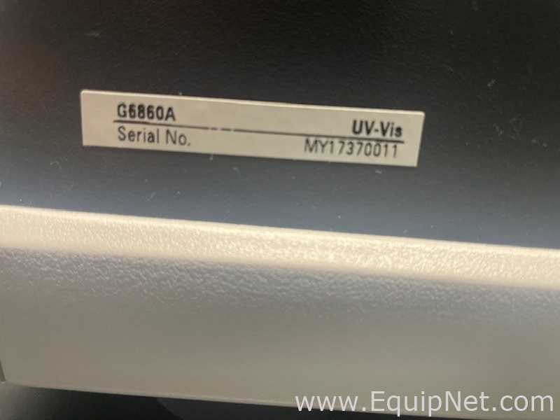 Agilent 6860A UV-VIS Spectrophotometer with Solo VPE Lot 704