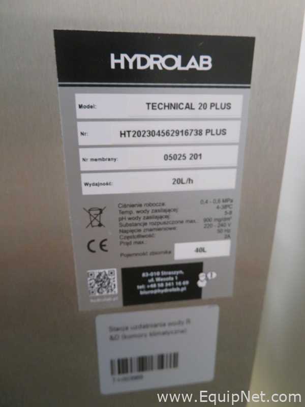 Sistema de Purificación y Destilación de Agua Hydrolab Technical 20 Plus