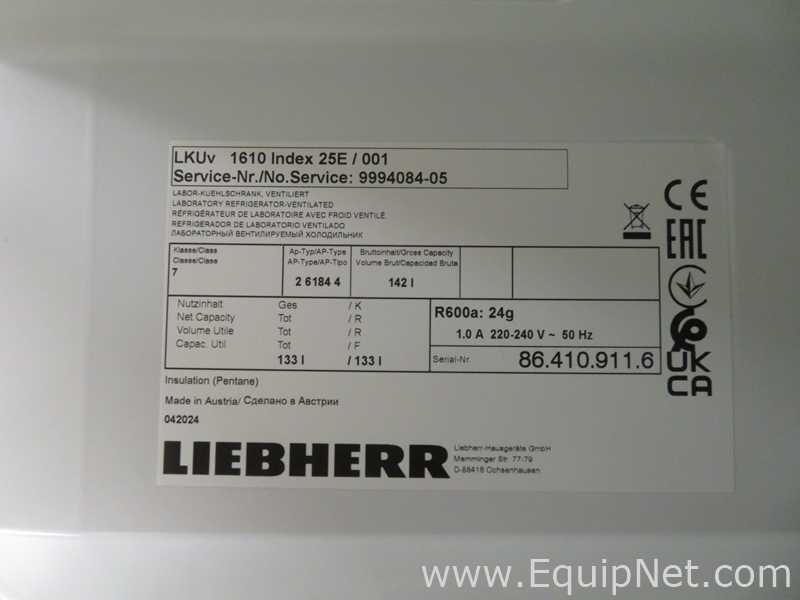 Línea de Lote de 2 Refrigeradores Liebherr 