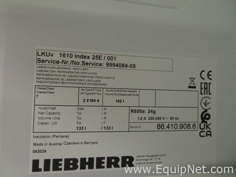 Línea de Lote de 2 Refrigeradores Liebherr 
