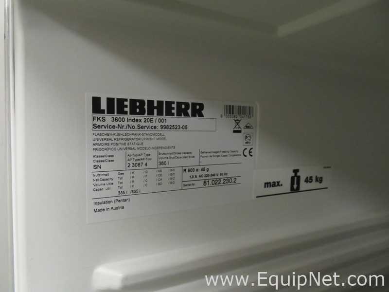 Linhas de Unidade de Refrigeração Liebherr FKS 3600