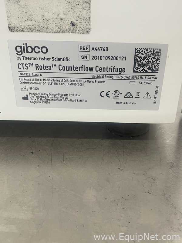 Thermo Fisher Gibco CTS Rotea Counterflow Centrifuge