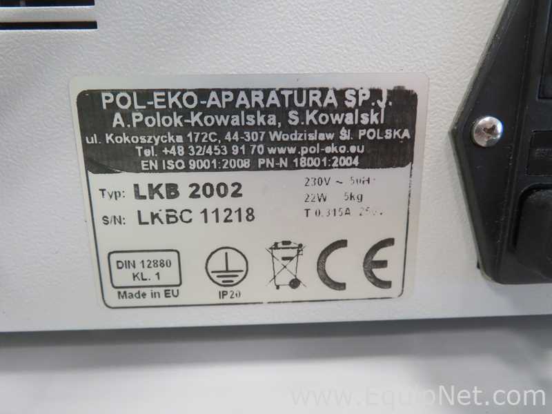 Contador de Partículas Pol-Eko Aparatura SP.J. LKB 2002
