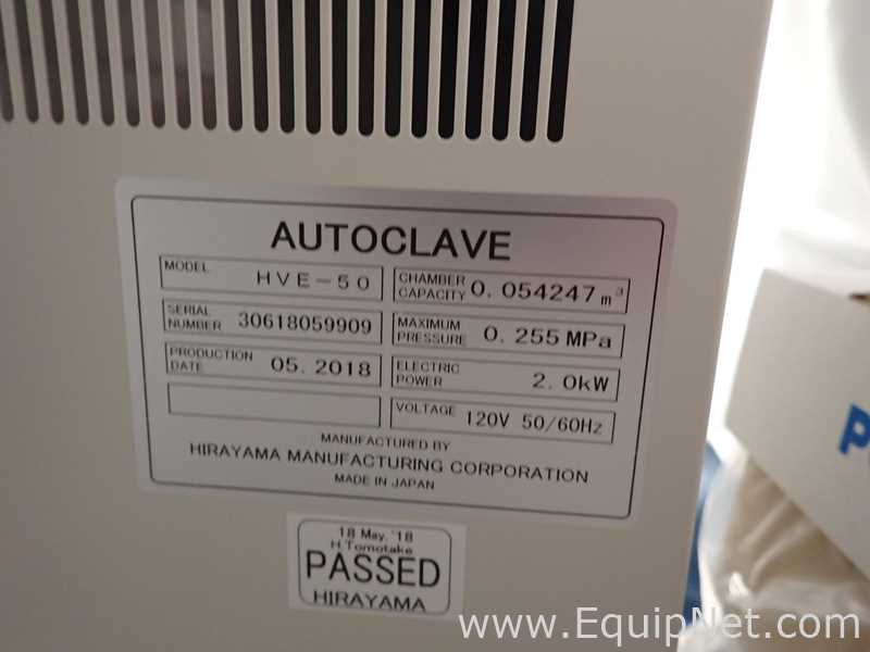 Hirayama HVE50 Autoclave