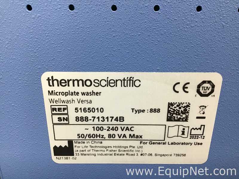 Thermo Scientific Wellwash Versa 888 Microplate Washer