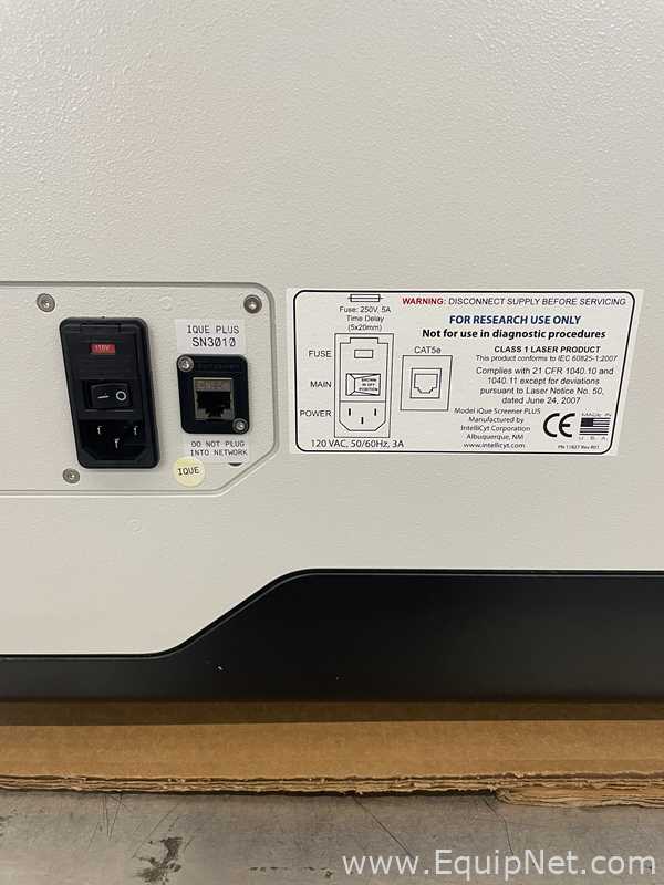 Intellicyt iQue Screener Flow Cytometer with Sartorius IntelliCyte Fluidics Station