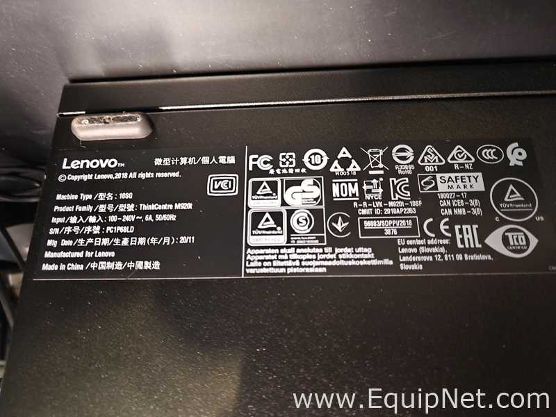 Equipamento de Computação Lenovo 10SG