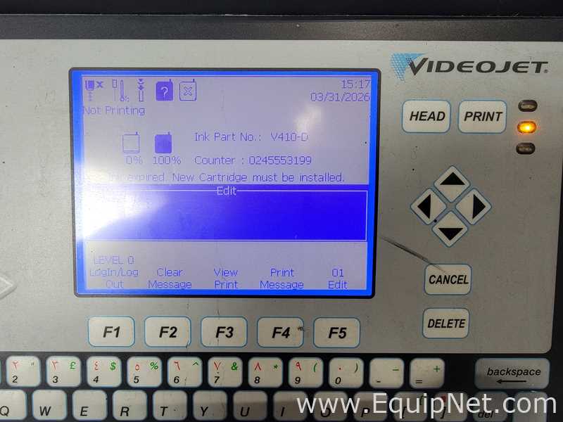 Marcador de Código o Impresión VideoJet 1520