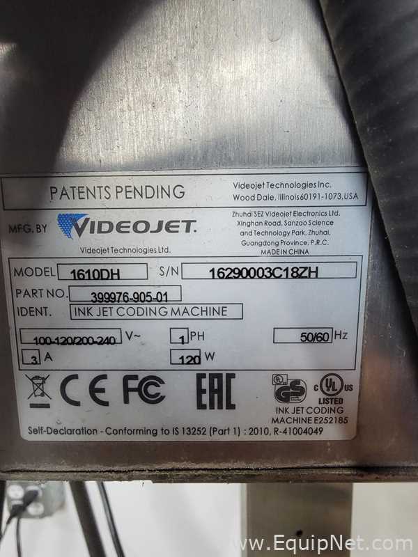 Marcador de Código o Impresión VideoJet 1610DH