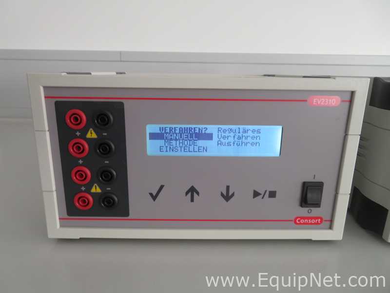 Lot of 2 Consort EV2310 Electrophoresis Power Supplies