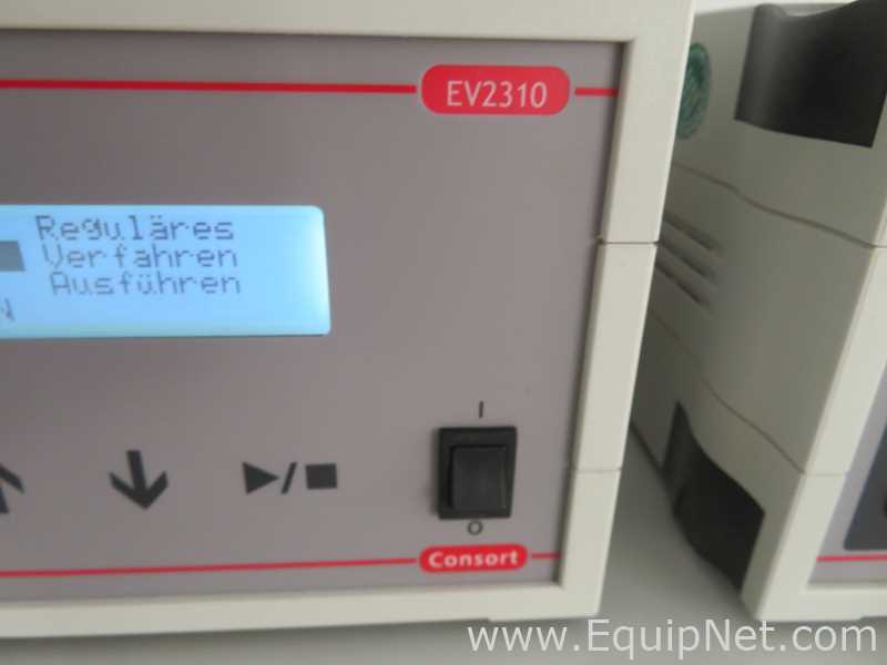 Lot of 2 Consort EV2310 Electrophoresis Power Supplies