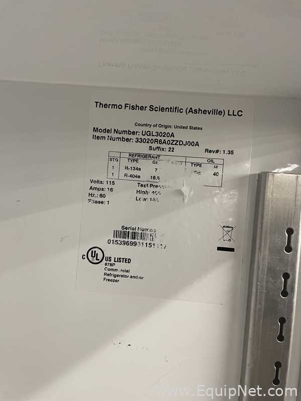 Thermo Scientific Revco Freezer