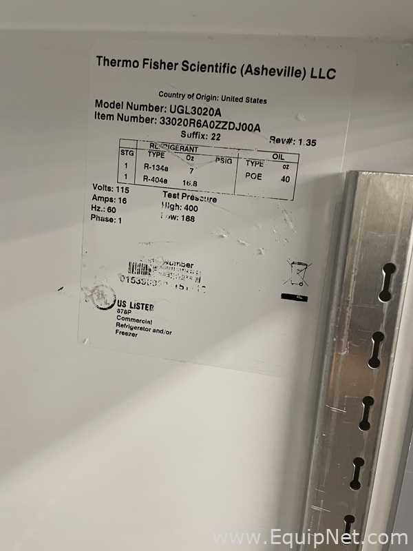 Thermo Scientific Revco Freezer