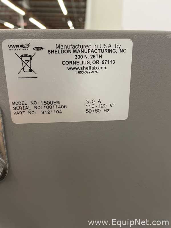 VWR 1500EM Digital Incubator