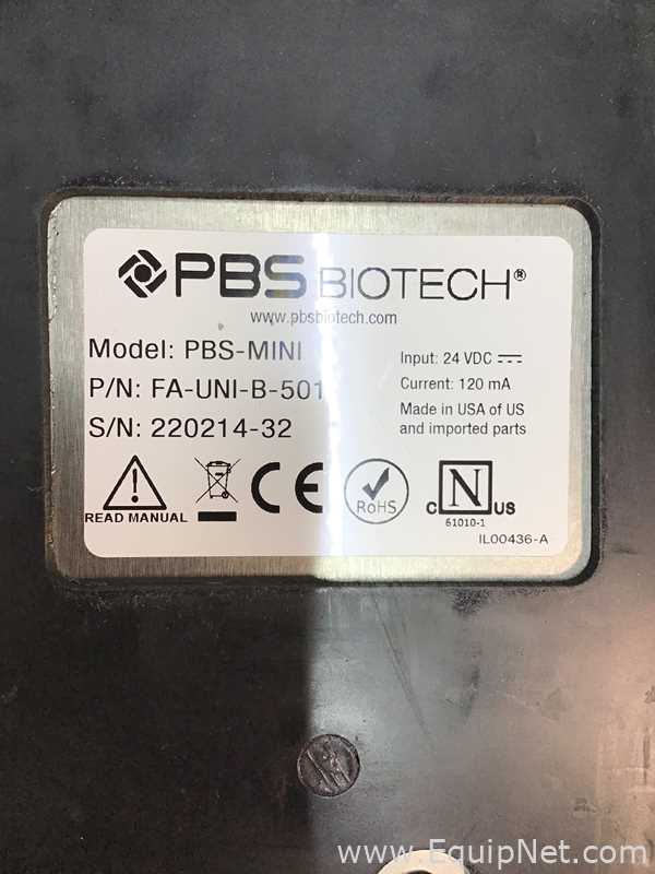 Lot Of 7 PBS Biotech PBS-MINI Bioreactor