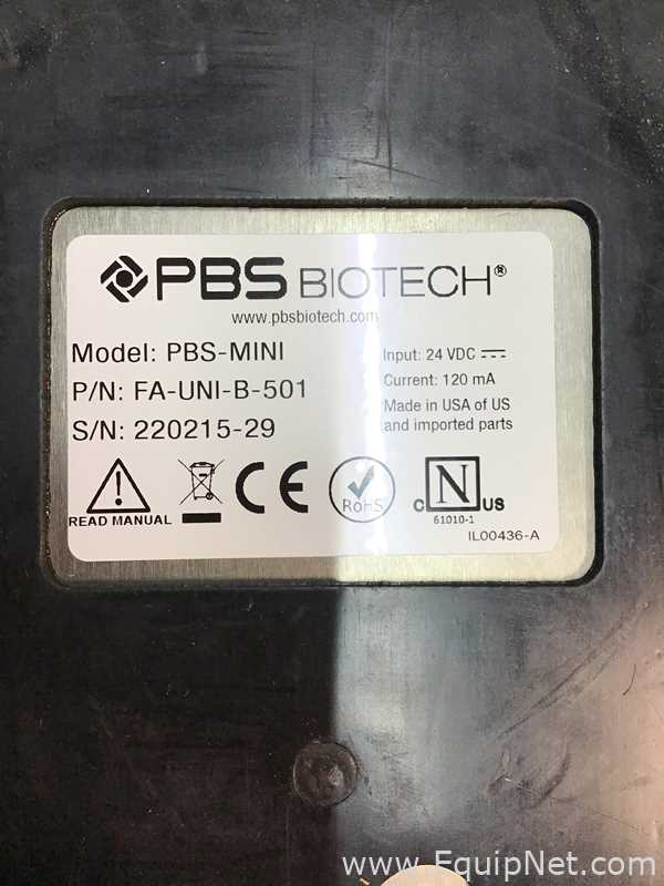 Lot Of 7 PBS Biotech PBS-MINI Bioreactor