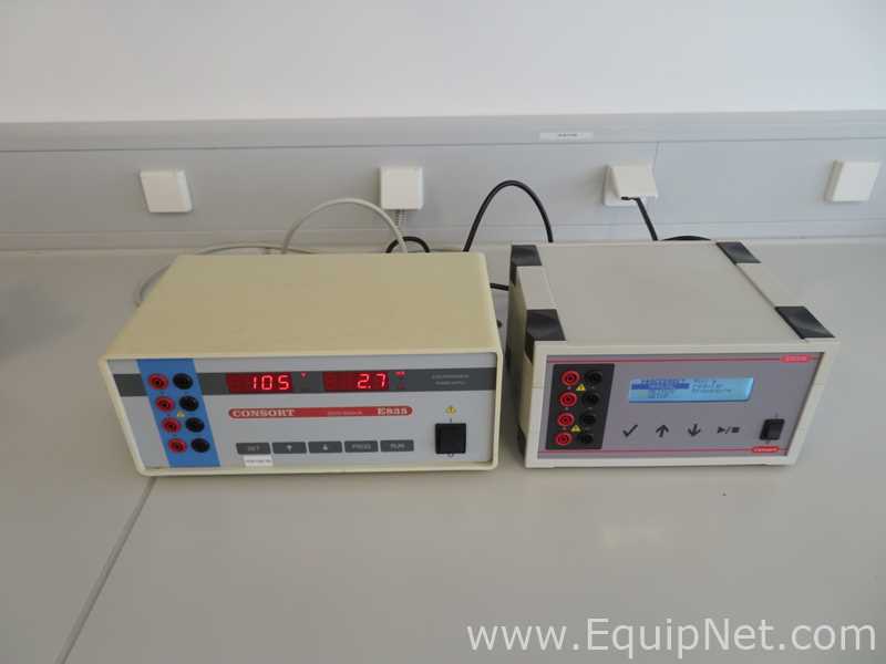 Lot of 2 Consort EV2310 Electrophoresis Power Supplies