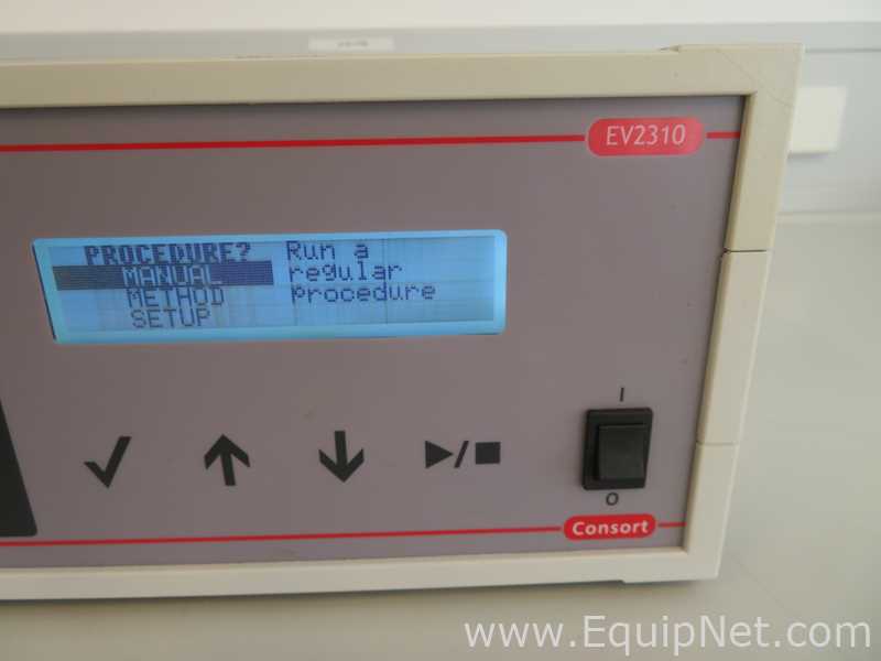 Lot of 2 Consort EV2310 Electrophoresis Power Supplies