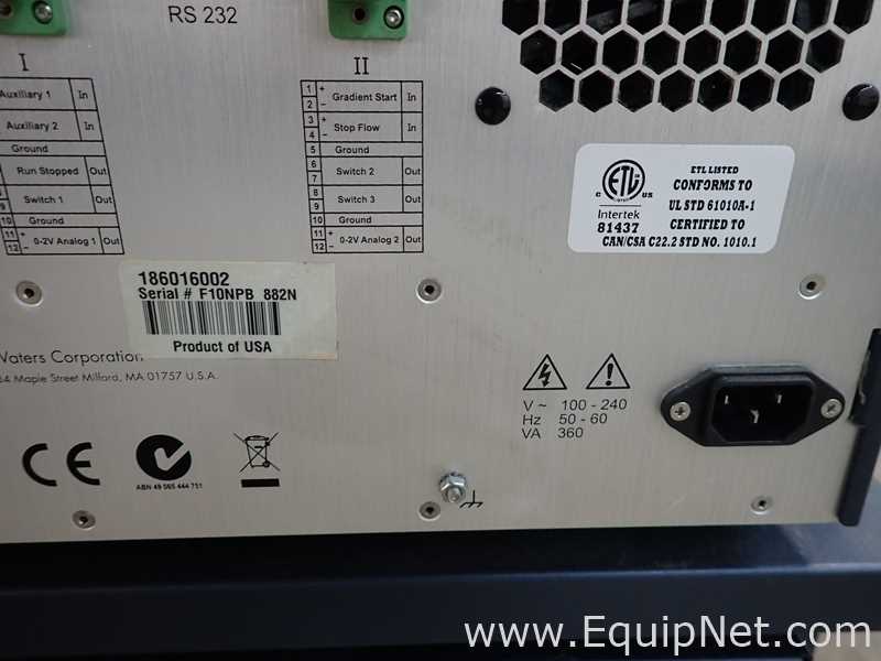Waters nanoAcquity Nano UPLC With SQ Detector on Flex Cart