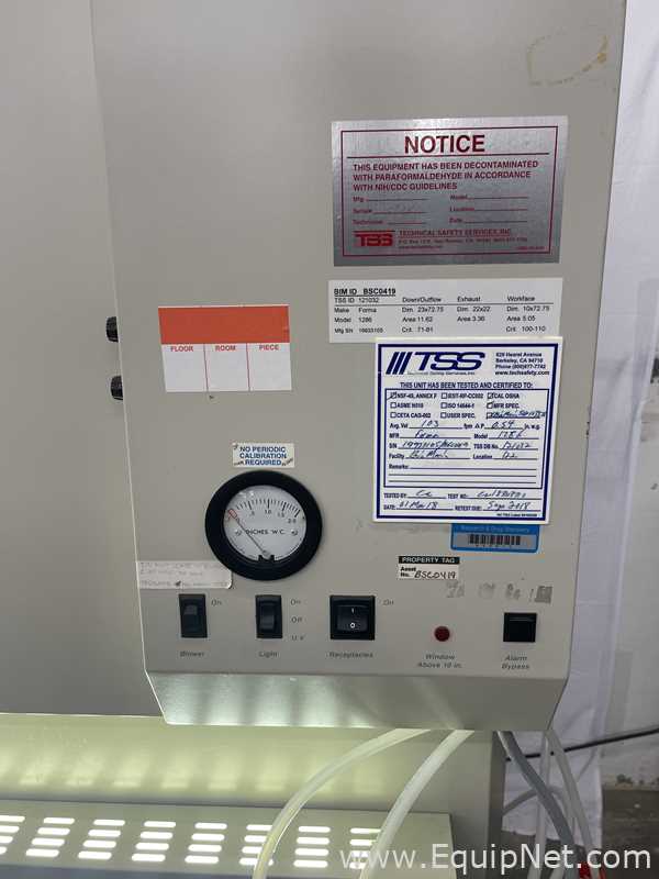 Forma Scientific 1286 Biological Safety Cabinet