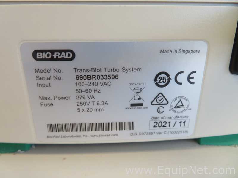 Bio-Rad Trans-Blot Turbo Transfer System