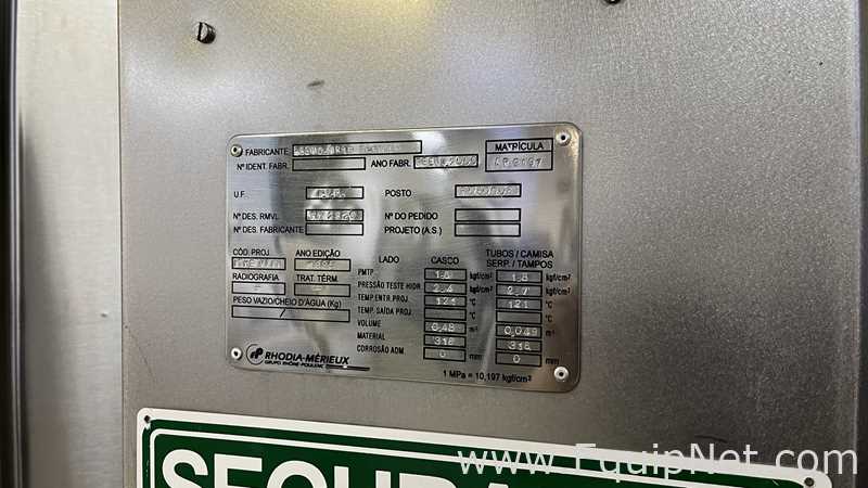 Quiminox 0.49 CU M Autoclave