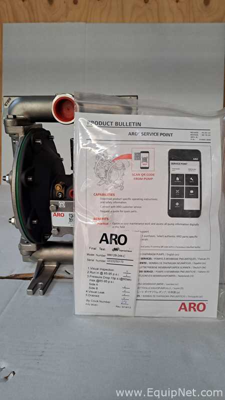 ARO 66612B-244-C PTFE Double Diaphragm Pump