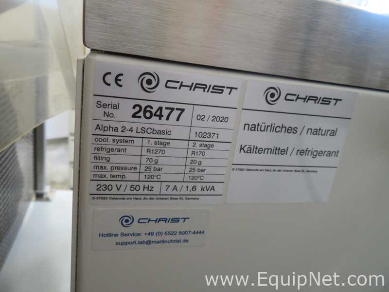 Christ Alpha 2-4 LSClassic Freeze Dryer System