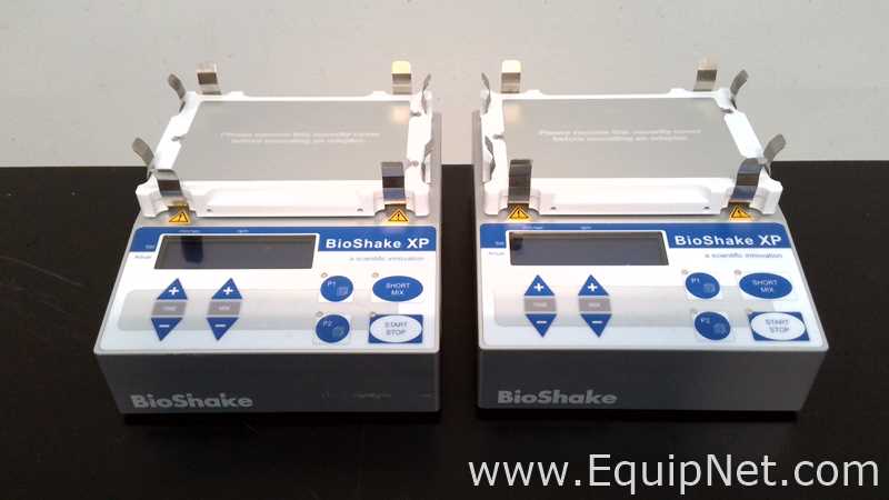 Lot of 2 QInstruments BioShake XP Microplate Mixers