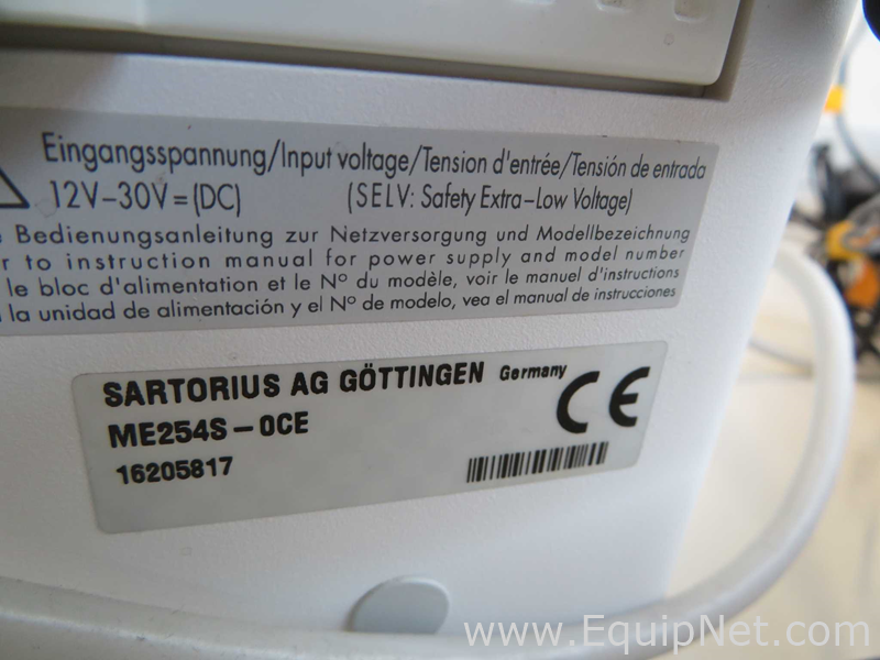 Sartorius Tare ME254S Genius and Kern 572-49 Balances