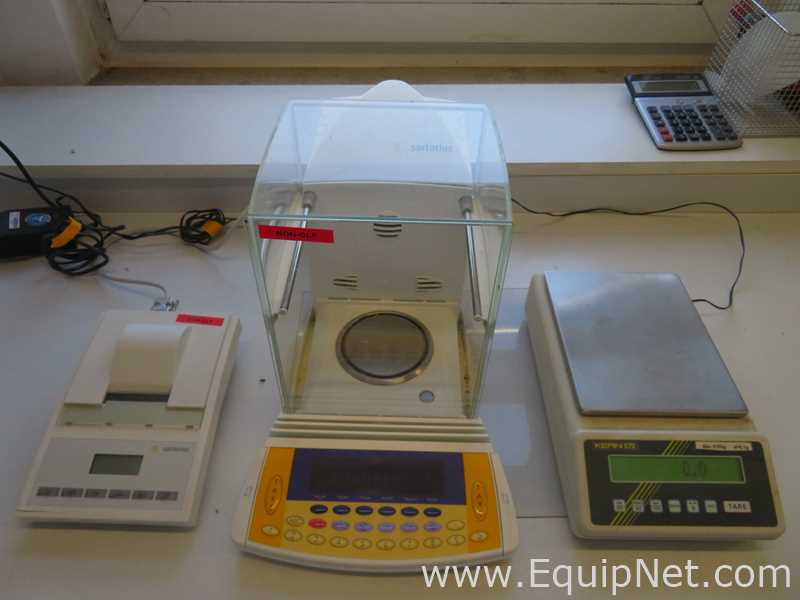 Sartorius Tare ME254S Genius and Kern 572-49 Balances