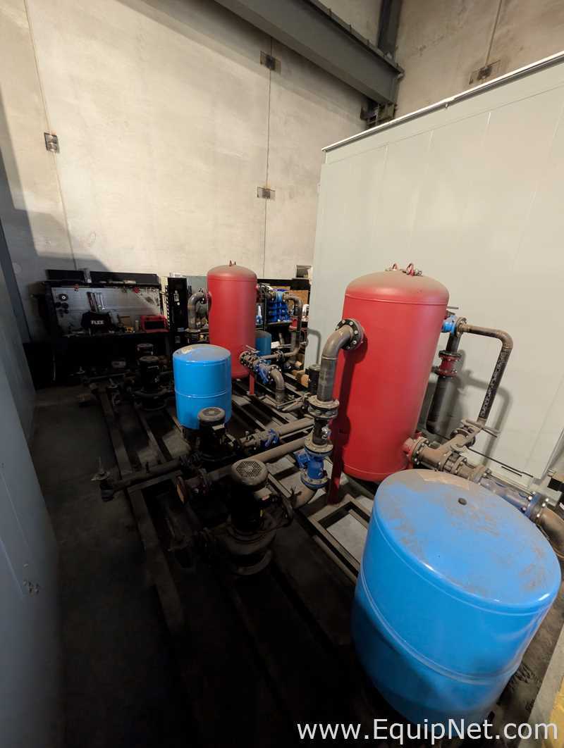Unused Carrier Aqua Force 30RBF08064-LNL63-1 Air Cooled Chiller with Pump Skid