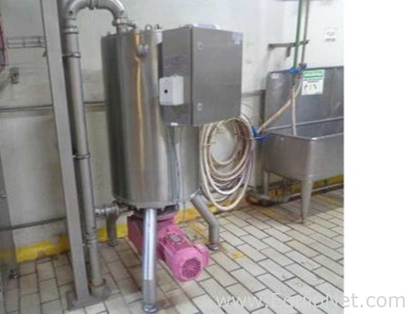 TFT Stainless Steel Jacketed Tank Capacity 0,085 with Control Panel