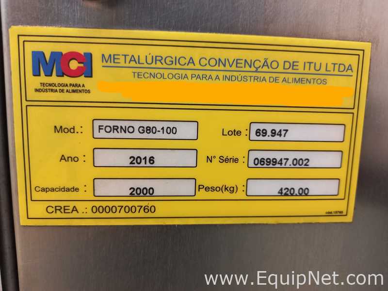 Forno a Gás MCI Metalurgica G80-100
