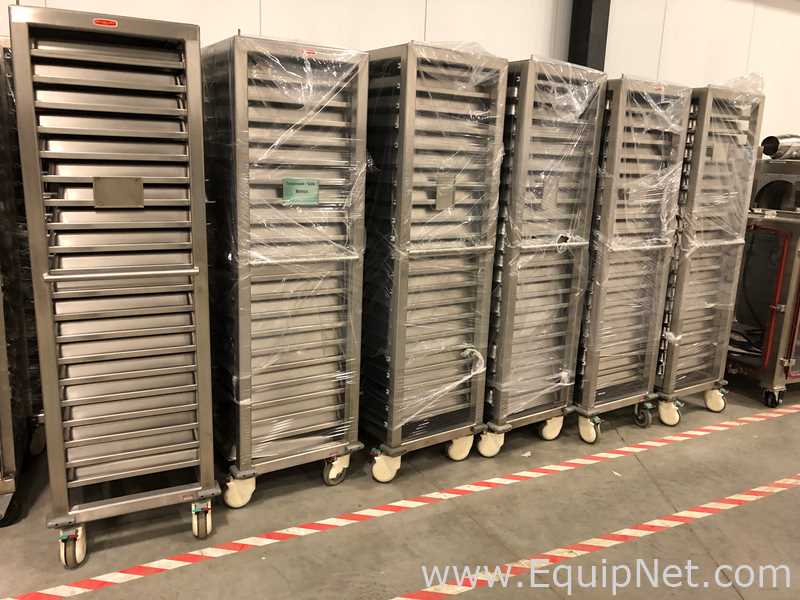 Estufa aço inox Lot of 10 Mobile All Stainless Steel Rack with 40 Polarware E-20122 Trays N/A
