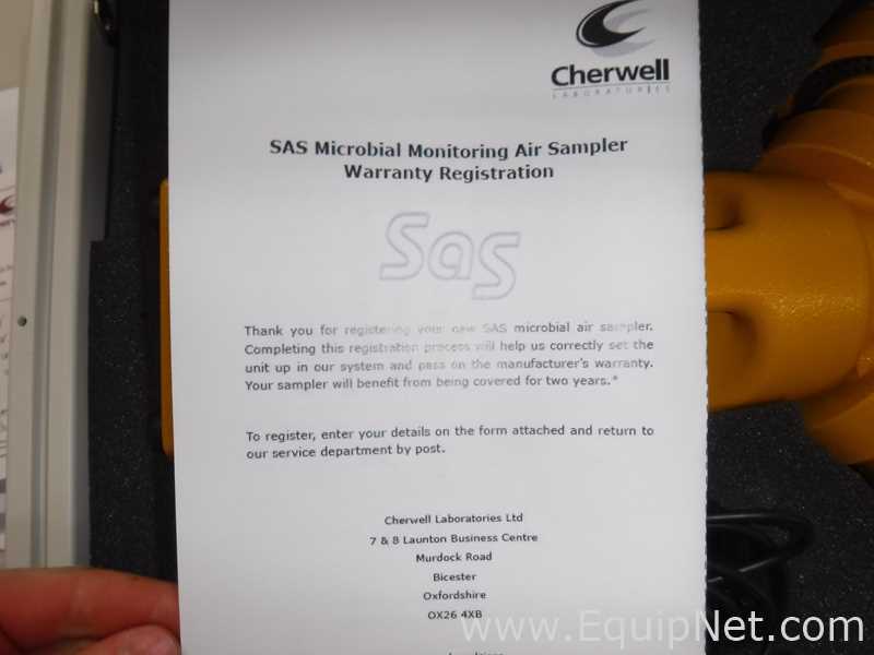 lote de  2 Amostrador de Ar Cherwell Laboratories  SAS Duo 360
