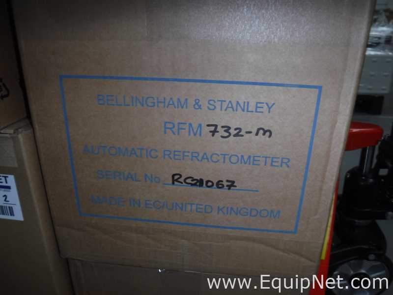 Refractómetro Bellingham Stanley RFM732-M. Sin usar