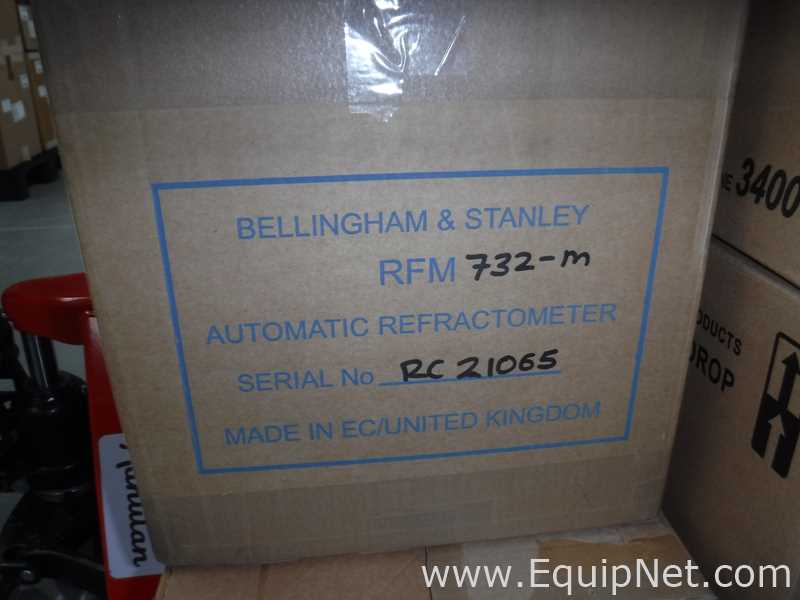 Refractómetro Bellingham Stanley RFM732-M. Sin usar