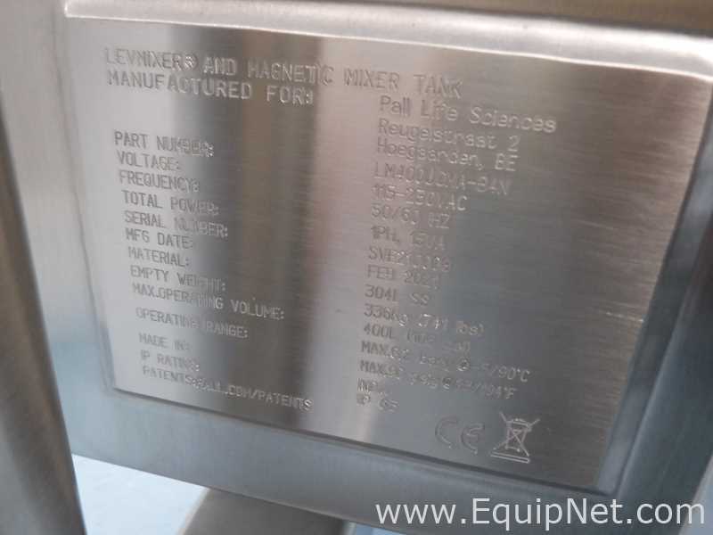 Misturador aço inox PALL  LM400JCMA-B4N.  400 Litros