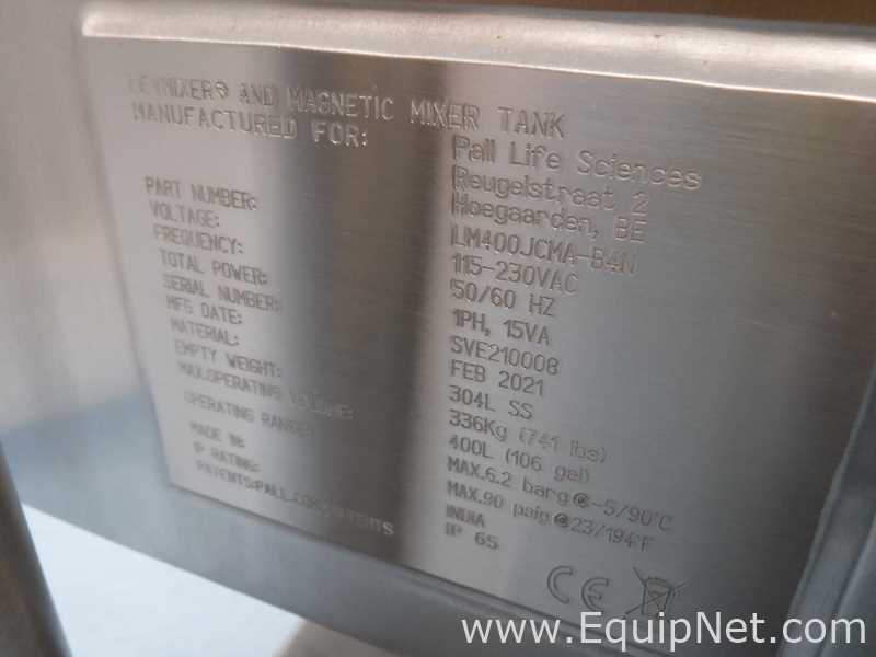 Misturador aço inox PALL  LM400JCMA-B4N.  400 Litros