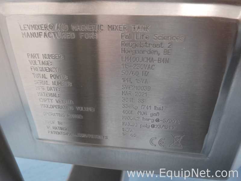 Misturador aço inox PALL  LM400JCMA-B4N.  400 Litros