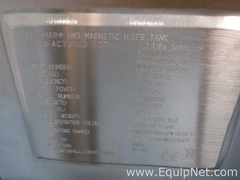 Misturador aço inox PALL  LM400JCMA-B4N.  400 Litros
