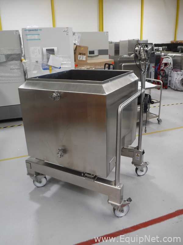 PALL LM400JCMA-B4N Mobile 400 Litre Stainless Steel Jacketed Single Use Magnetic Mix Tank