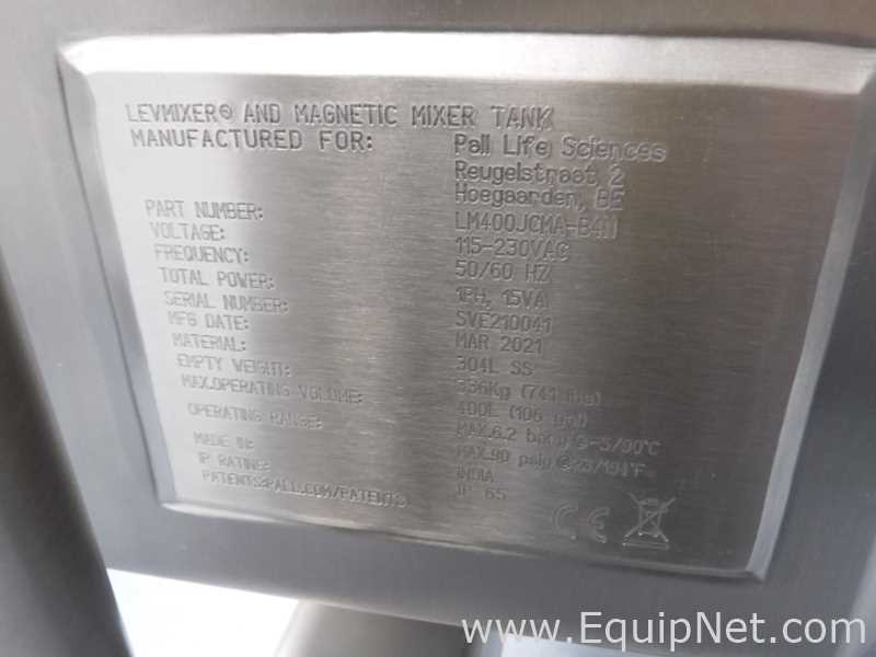 Misturador aço inox PALL  LM400JCMA-B4N.  400 Litros