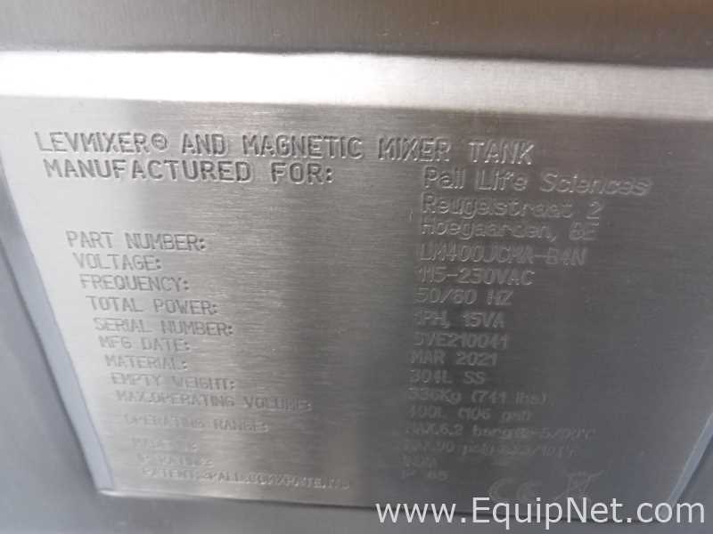 Misturador aço inox PALL  LM400JCMA-B4N.  400 Litros