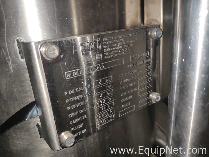 Tanque aço inox Pierre Guérin 96 liters, stainless steel