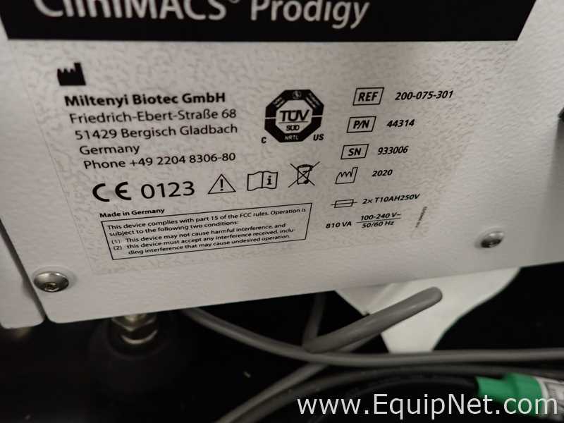 Separador Magnético Miltenyi Biotec CliniMACS Prodigy