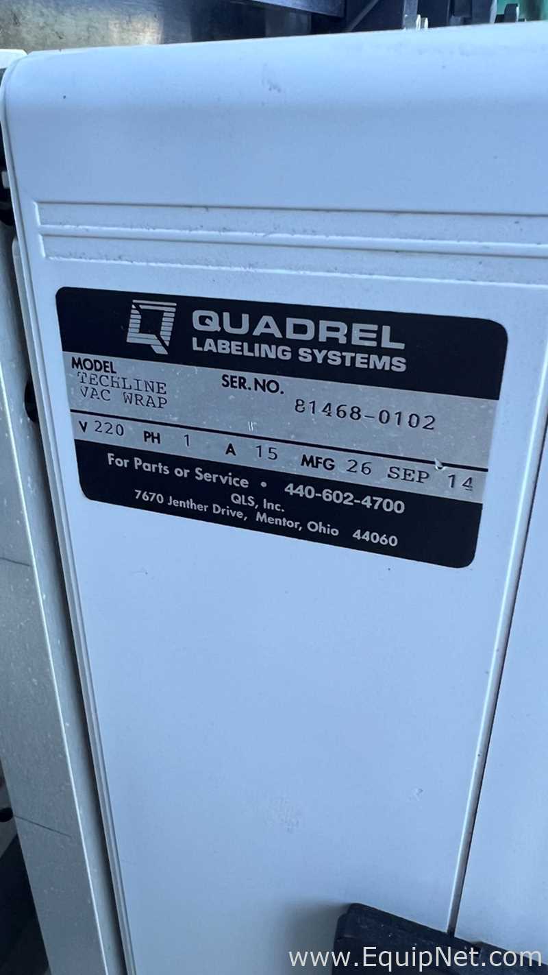 Quadrel Labeling Systems Techline Dual Vac Wrap Labeler