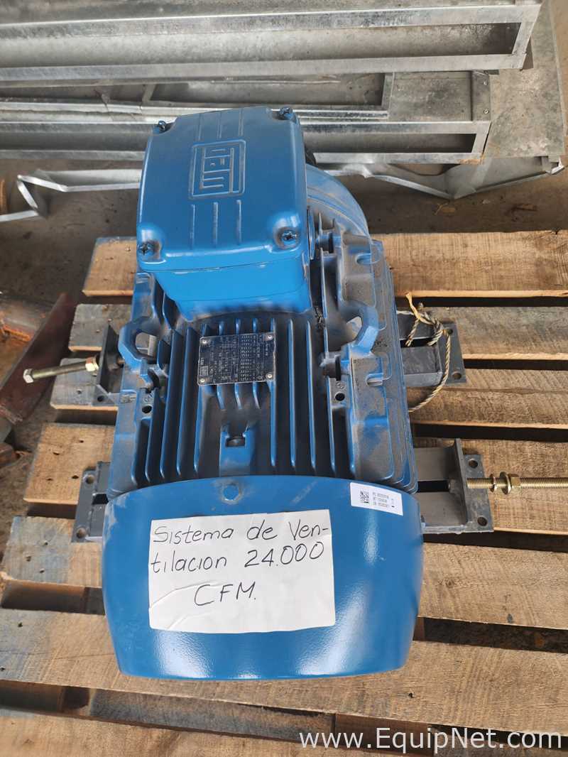 SP Centrifugal Fan 28.043 CFM with Ducts