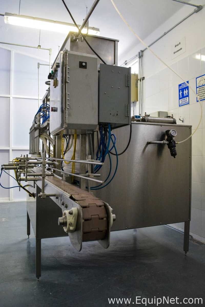 Eight Head Inline Air Operated Piston Filler